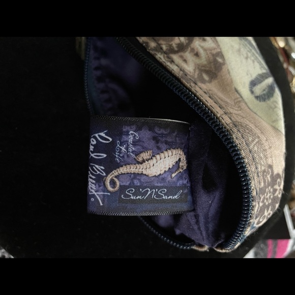 NWOT Paul Brent Surf N’ Sand Collection Make Up Bag - Picture 4 of 7